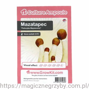 MAZATAPEC  ZARODNIKI W STRZYKAWCE ŻYWE KULTURY Growkit