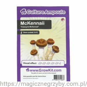 McKennaii  ZARODNIKI W STRZYKAWCE ŻYWE KULTURY Growkit