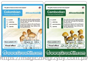 GROWKIT COLOMBIAN 1200ML + GROWKIT CAMBODIAN 1200ML   ZESTAW 2 SZTUKI