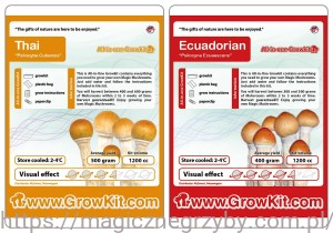 GROWKIT THAI 1200 ml  +  GROWKIT ECUADORIAN 1200ML Zestaw 2 Sztuki