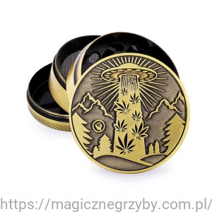 Młynek Metal Grinder Gold 60mm  4 Części