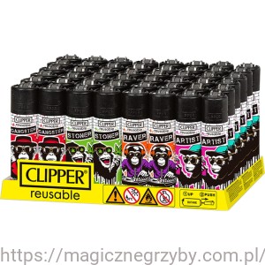 Zapalniczka Miejski Szympans  Clipper