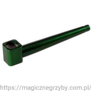 Fajka Aluminiowa Zielona 9 cm